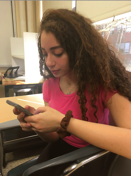 Positive Peer Influence member Nadia Ajlouny, a sophomore, says that
students now have better methods to address cyberbullying.