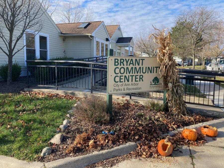 Bryant Community Center has been serving as a food pantry for local residents.