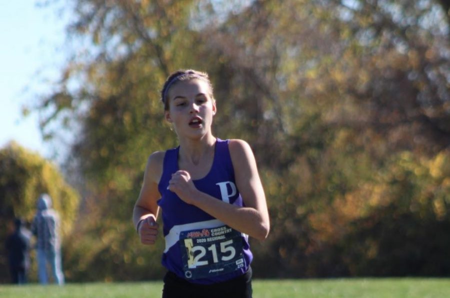 In just her first high school season, Forsyth has won multiple meets and conferences.