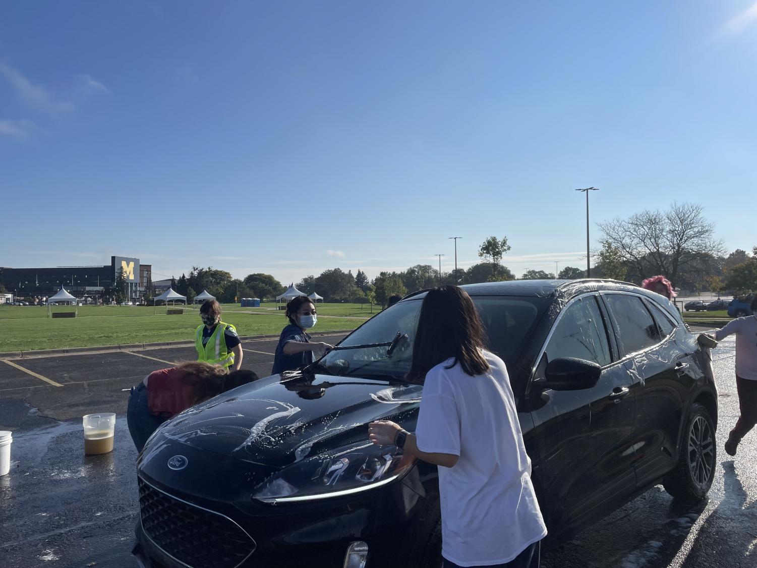 Photo+story%3A+Pioneer+Orchestras+host+annual+car+wash+fundraiser