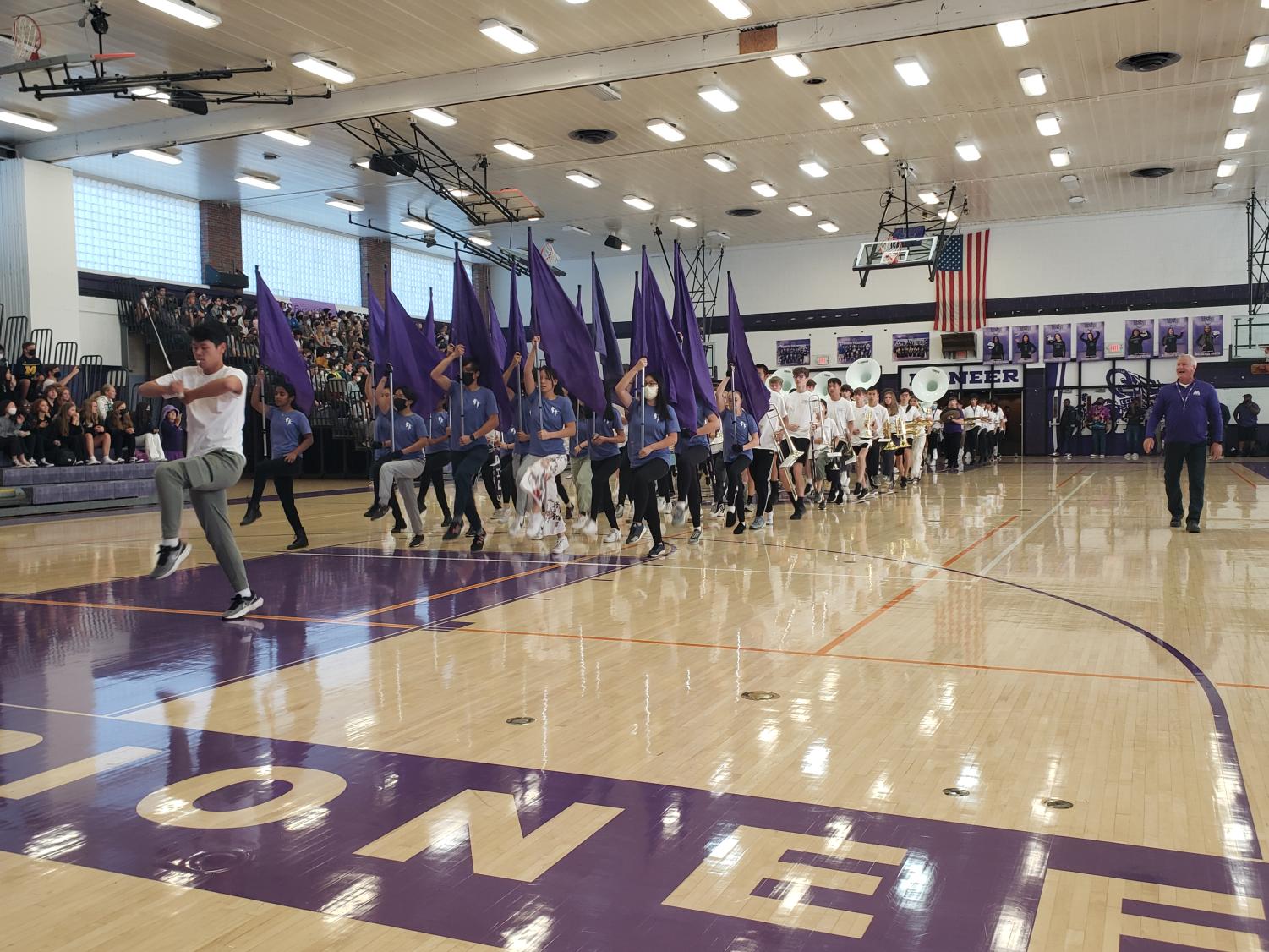 Homecoming+Pep+Rally+fills+gym+with+sights+and+sounds