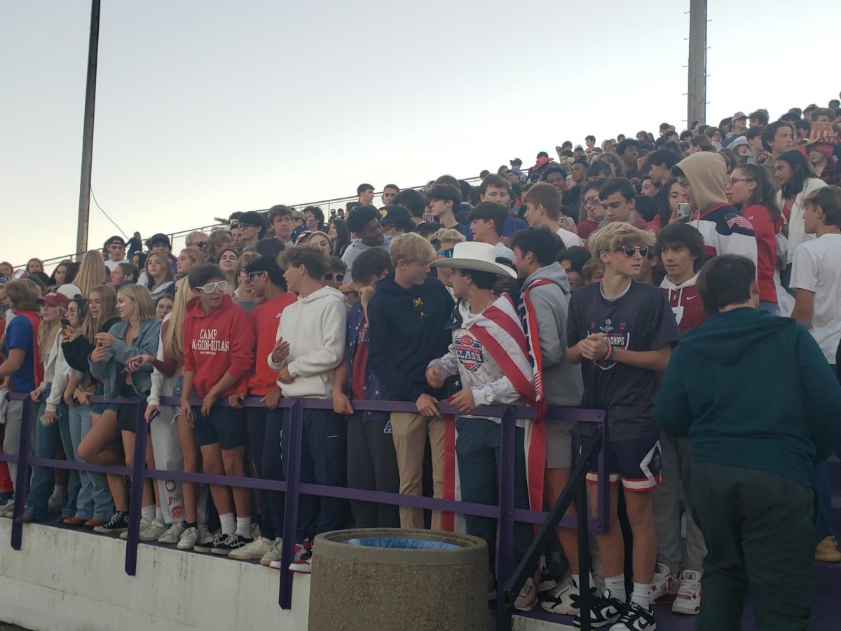 Fans wait for the action at last years Homecoming game.