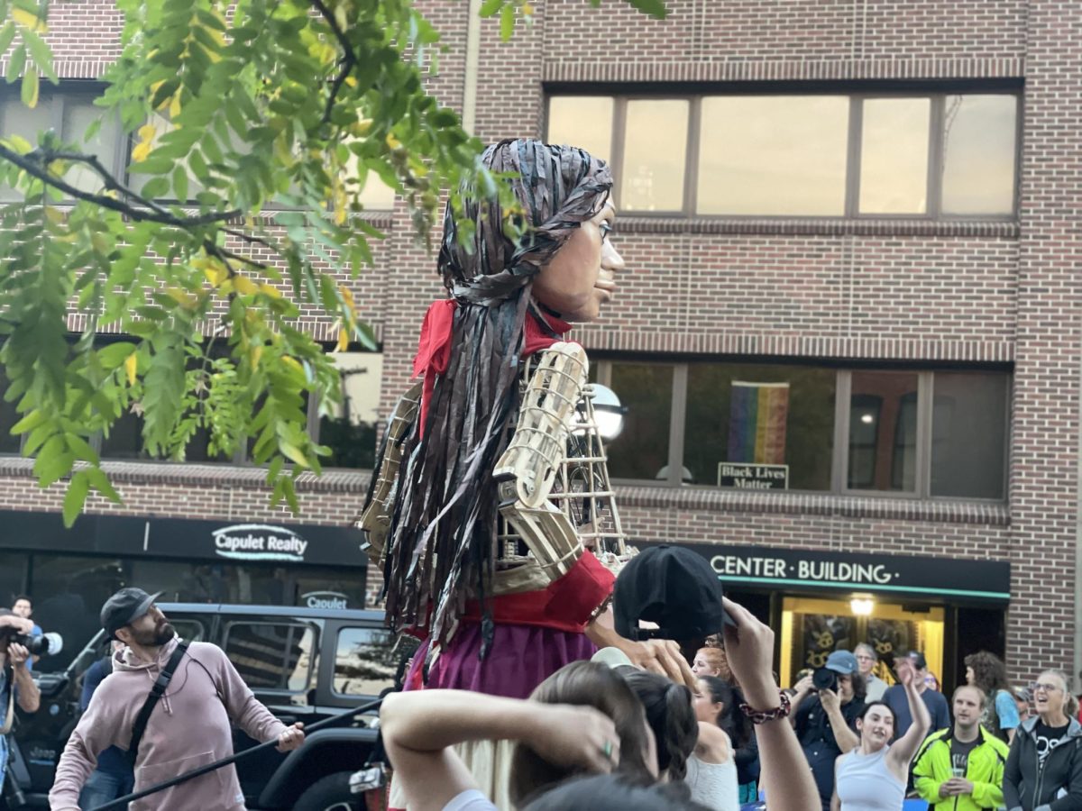 ‘Little Amal’ visits Ann Arbor to highlight worldwide migrant issues